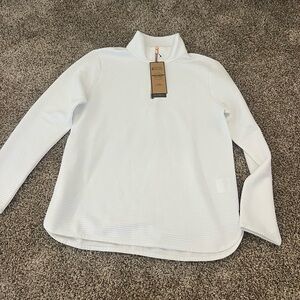 NWT Sketchers white zip jacket